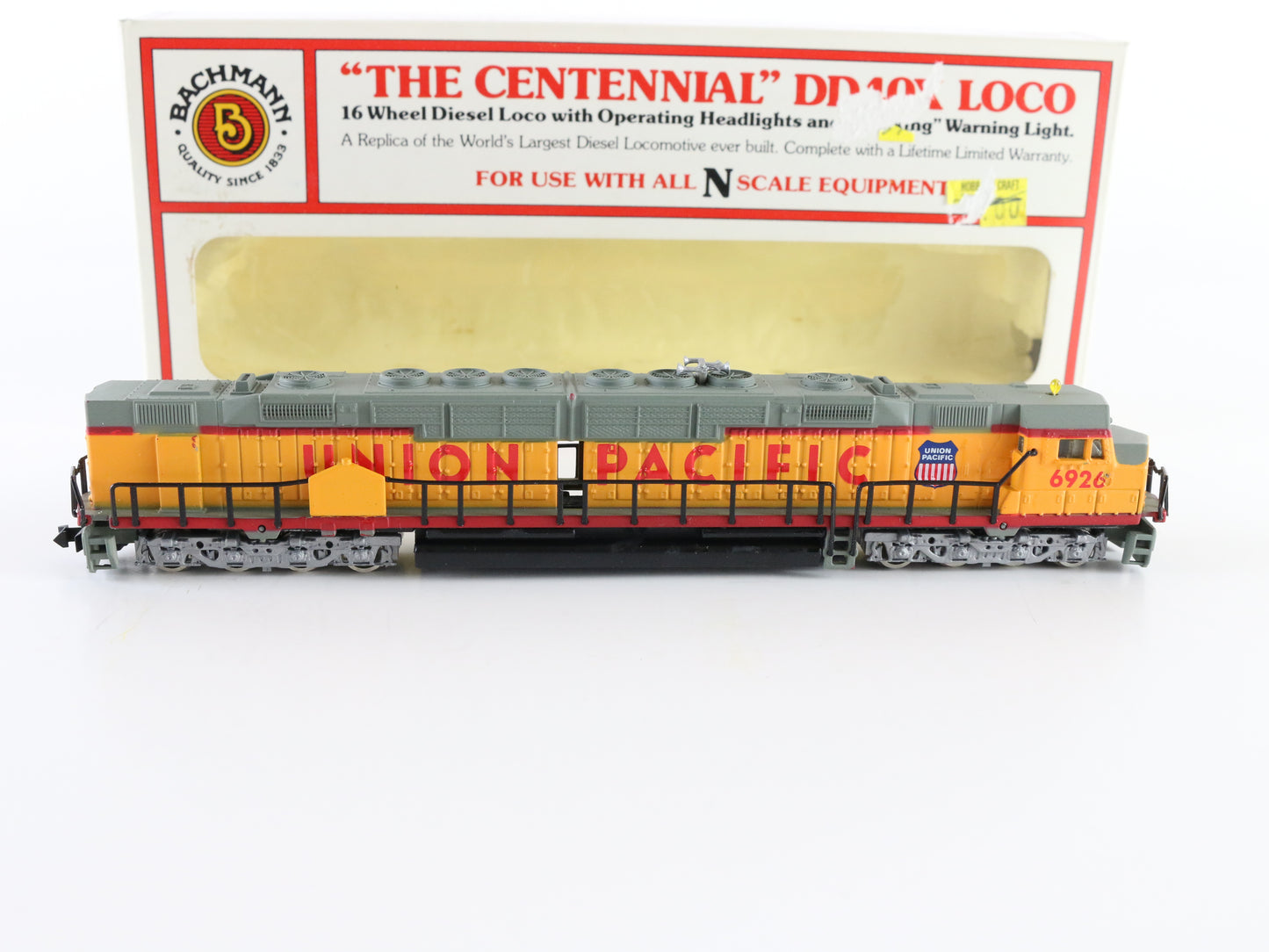 Bachmann N Union Pacific 6926 Centennial DD40X Diesel Locomotive