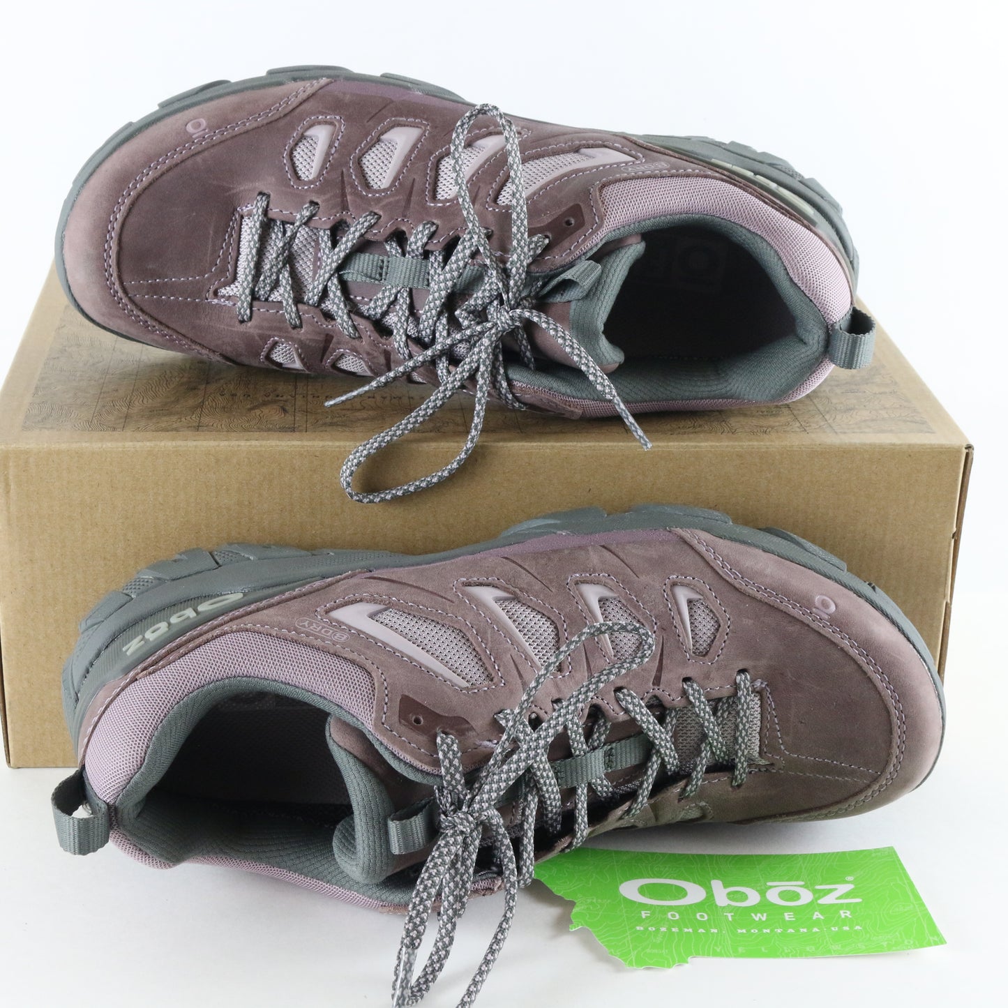 Oboz Swtooth X Low B-dry Womens Lupine Waterproof Hiking Boots Size 10.5 USA
