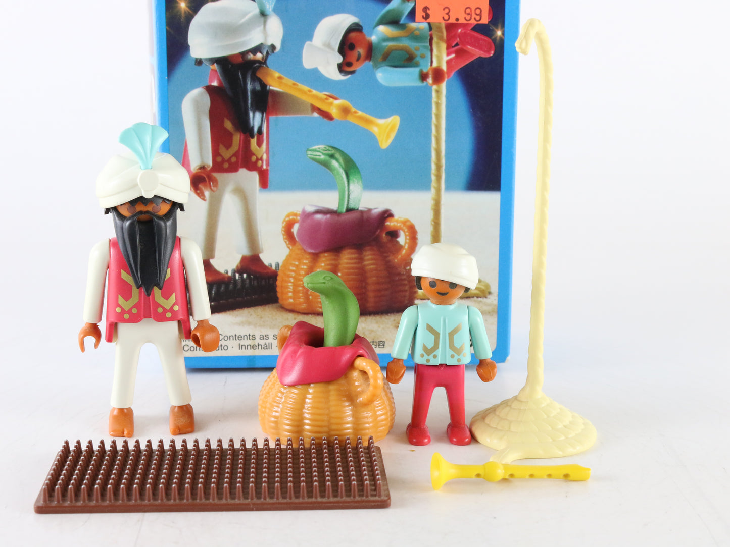 Playmobil 3398 Snake Charmer and Swami Circus Set with Original Box