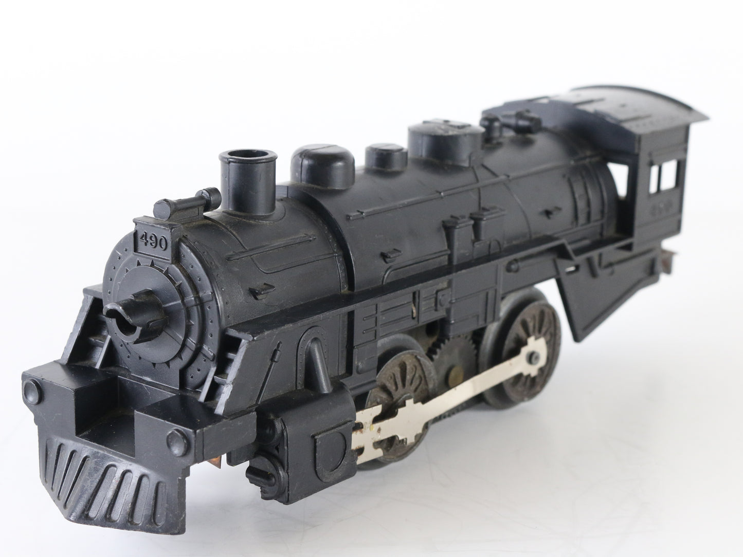 Vintage Marx O 490 Black Steam Locomotive Engine – Vintage Marx O scale black steam locomotive engine for classic train sets.