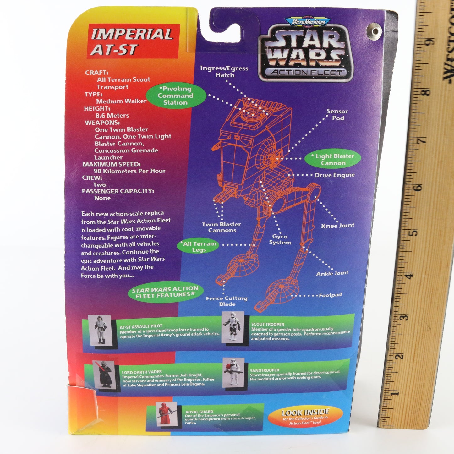 Micro Machines Star Wars Battlepack 2 Imperial Empire At-st Galoob 68010