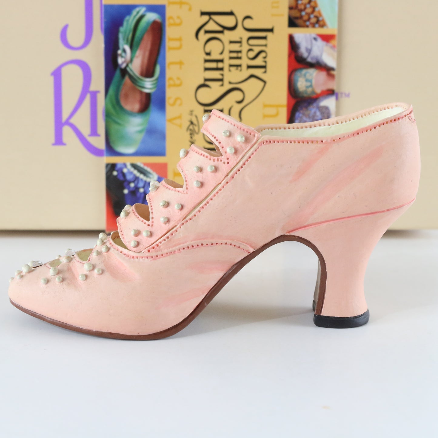 Just The Right Shoe Promenade Pink Raine Willitts Design Resin Shoe 25018