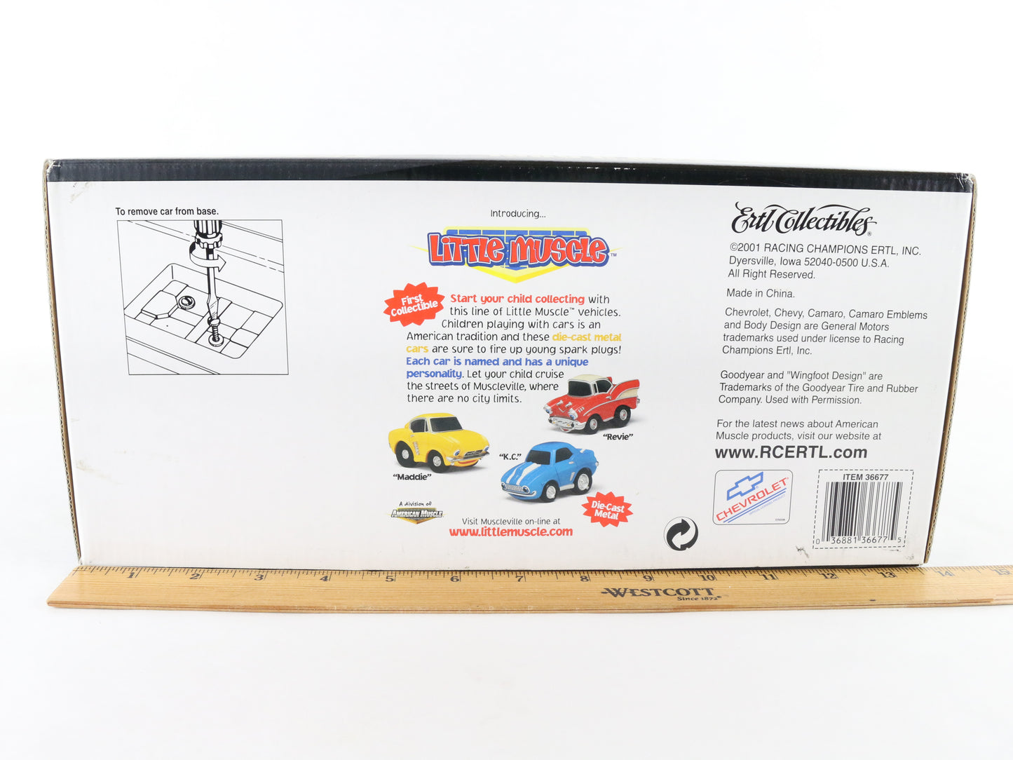 1969 Chevy Camaro Copo Racing White American Muscle ERTL 1:18 LE Of 5000 36677