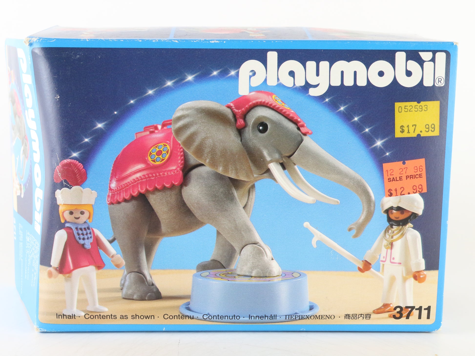 Playmobil 3711 Romani Circus Elephant Rider and Handler with Accessories