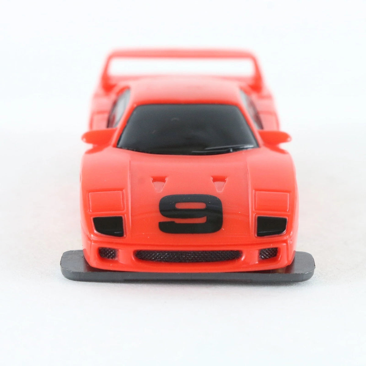 Tyco TCR Ferrari F40GT #9 Red & Black Slotless HO Slot Car