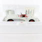 1957 Chevy Corvette Roadster White Black Limited Danbury Mint 1:24 Diecast #912