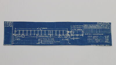 70-ton gondola car blueprint 1930