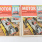 Lot Of 6 Motor Life Vintage Car Magazines Jan Feb Mar Apr 1961 35c