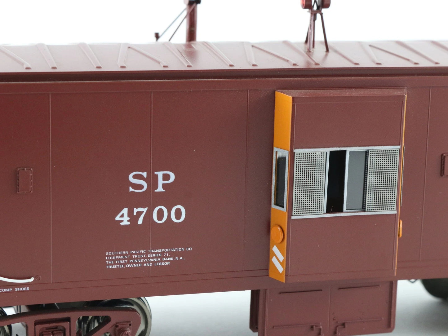 Overland O Scale Southern Pacific Sp 4700 C50-9 Bay Window Caboose Brass Train