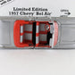 1957 Chevy Bel Air Fuelie Convertible Silver Danbury Mint 1:24 4936/5000 LIMITED