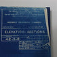 Chesapeake & Ohio C&O T1 Locomotive Elevation Sections Blueprint 1930 122"