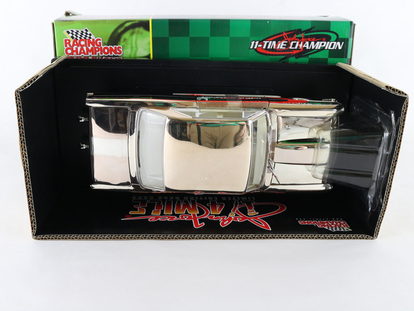 1966 Chevy Nova Pro Stock Chrome John Force Racing Champions 1:18 1 Of 416 CHASE