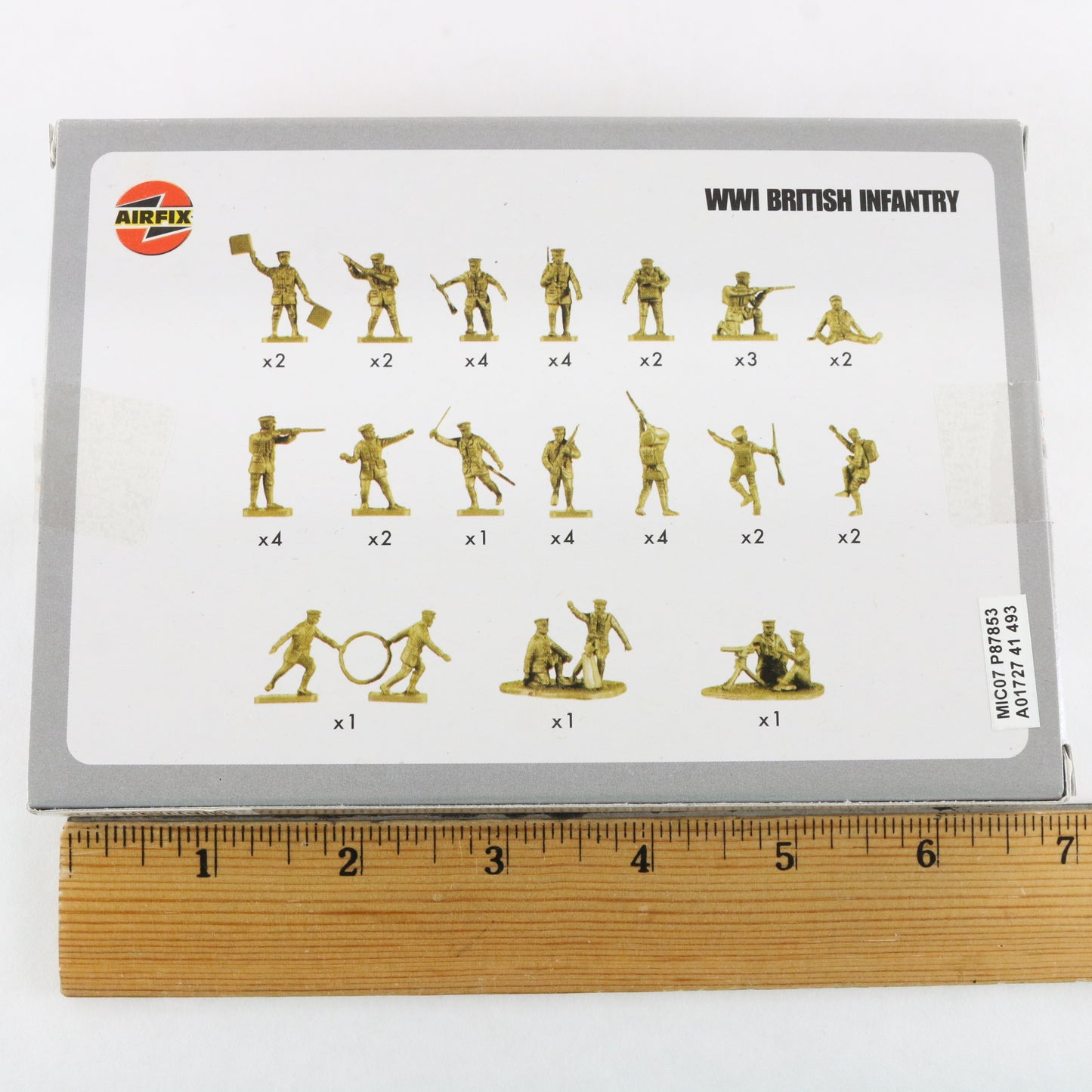 British Infantry WW1 WWI Airfix 1:72 A01727 Plastic Model Soldier Figures
