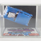 1955 '55 Nomad Blue Model Car Muscle Machines Funline 1:64 W/ Custom Case POSE