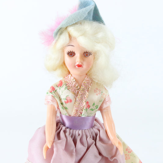 Vintage 1960s France Dolls Of The World Arco France 7.5" Girl Doll