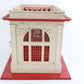 City Passenger Train Station Red & White Tinplate Lionel O 115 Tinplate classic station building for O gauge