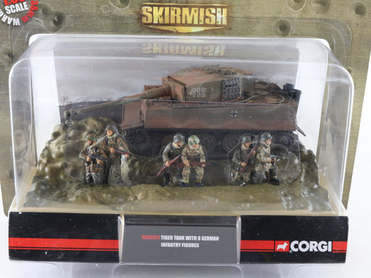 Tiger Tank & German Infantry Corgi 1:50 Skirmish US60511 Sealed