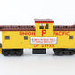 Atlas O Union Pacific UP 25733 Illuminated Red & Yellow Caboose Car – Atlas O scale Union Pacific illuminated red and yellow caboose train car.