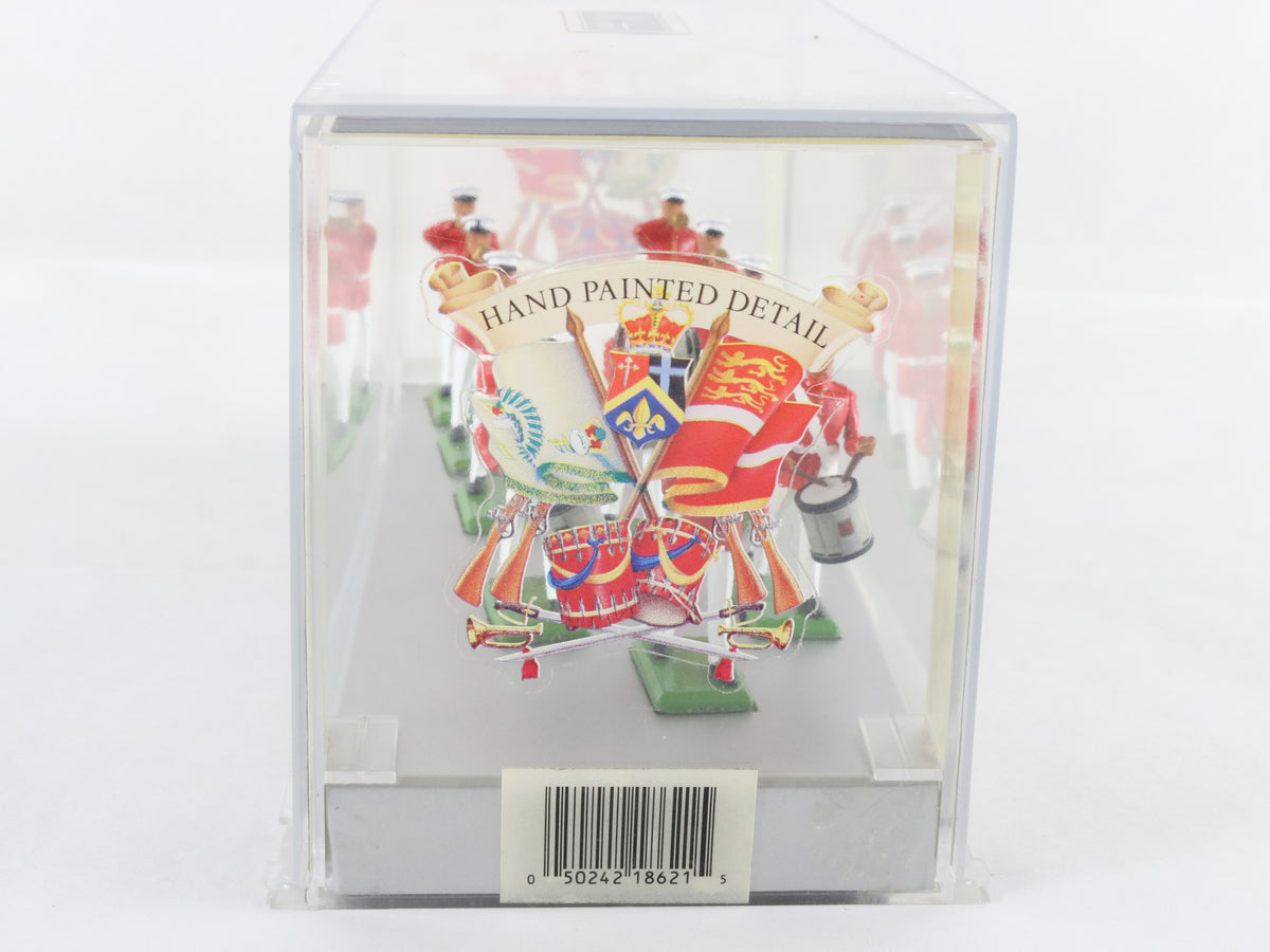Set Of 10 US Marine Corps Drum & Bugle Corps Britains 54mm 7305