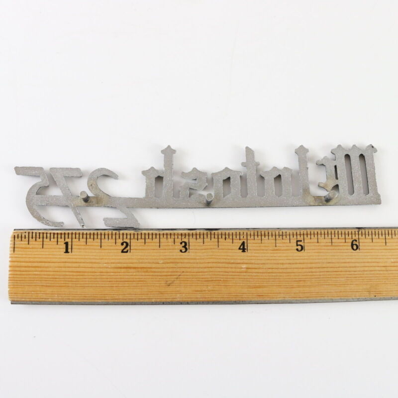 Mcintosh 275 ORIGINAL Vintage Metal Logo Emblem 6.5"
