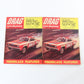 Lot Of 4 Drag Parts Illustrated Hotrod Parts June July Aug 1967 Car Magazines