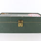 1960s Gi Joe Hasbro Wooden Green Military Footlocker Case W/ Tray