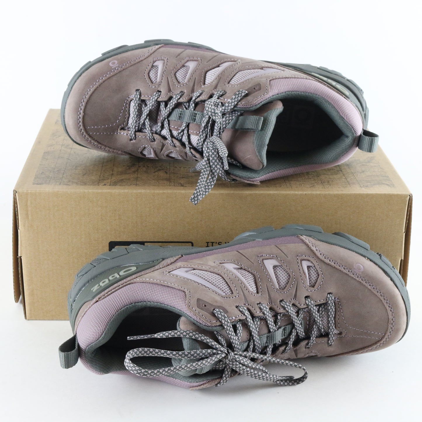 Oboz Sawtooth X Low B-dry Womens Lupine Waterproof Hiking Boots Size 7.5 USA