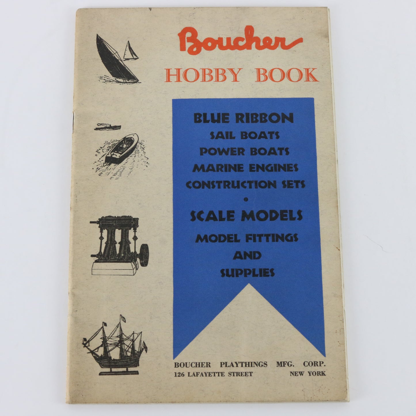 1933 Vintage Boucher Hobby Boat & Model Construction Set Catalog