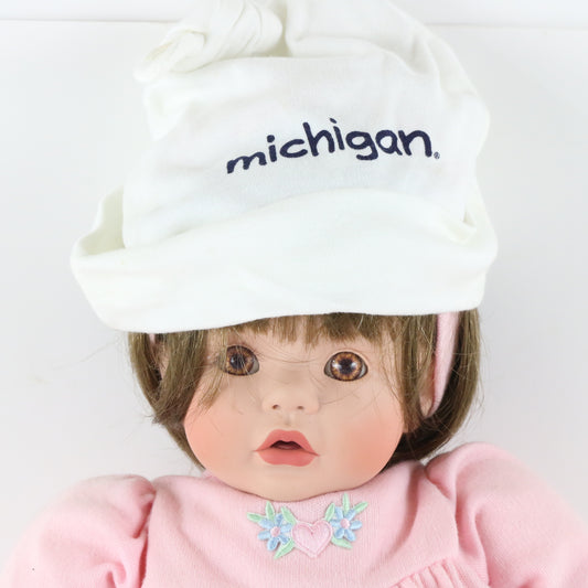 Mommy Loves Me Series Susan Wakeen Exclusively Yours 19" Vinyl W/ Michigan Hat
