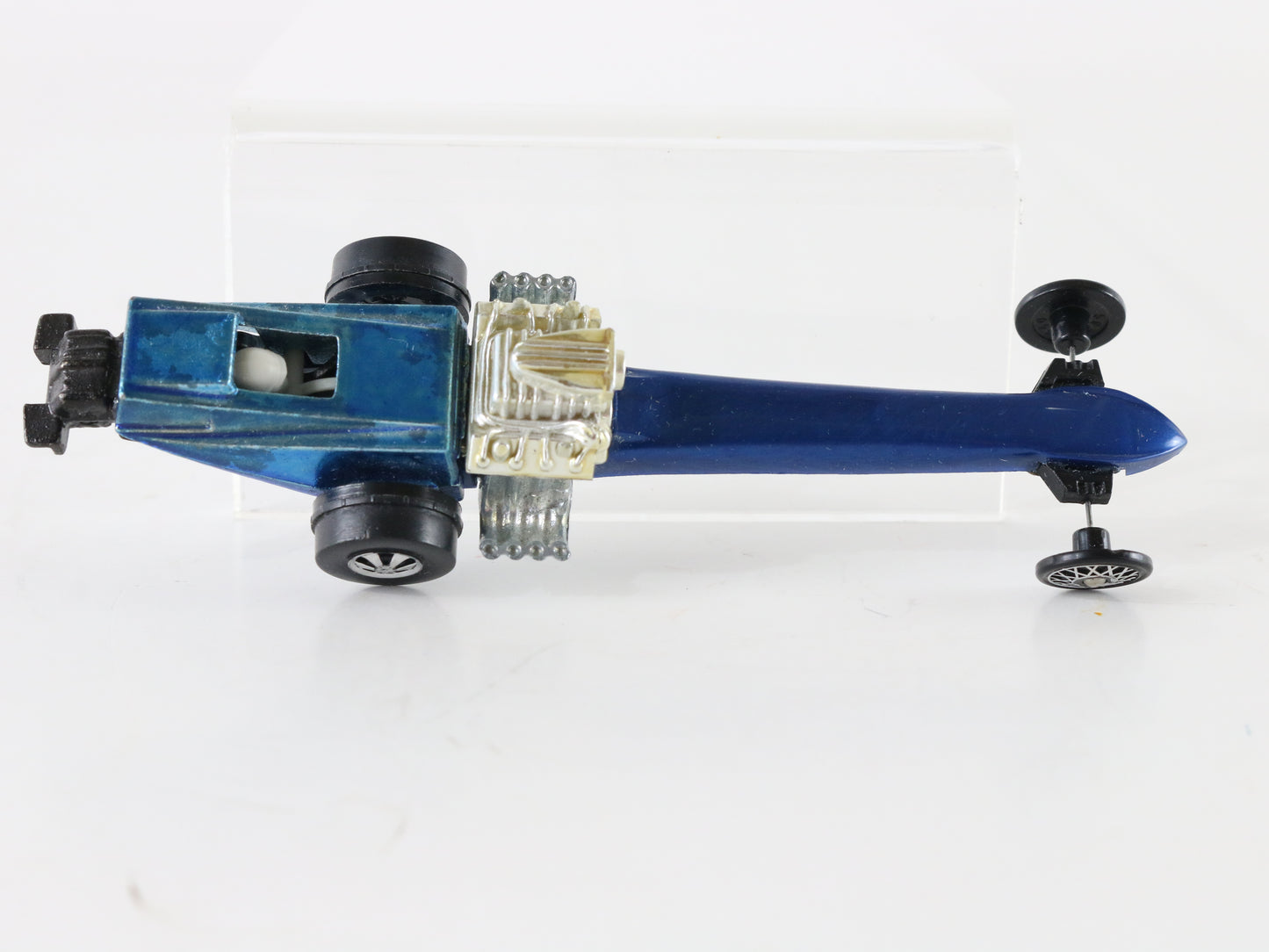 Vintage Hot Wheels Fuel Dragster Blue Metal Model Car Mattel 1:64 5951002