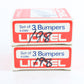 Lionel O 6-2280 Lot Of 2 Boxes (6 total Pieces) Black Plastic Bumpers end-of-track protective bumpers for layout