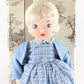 Terri Lee Blue Eyes Blue Dress & Hat 16" Vinyl Doll 20022 W/ Extras