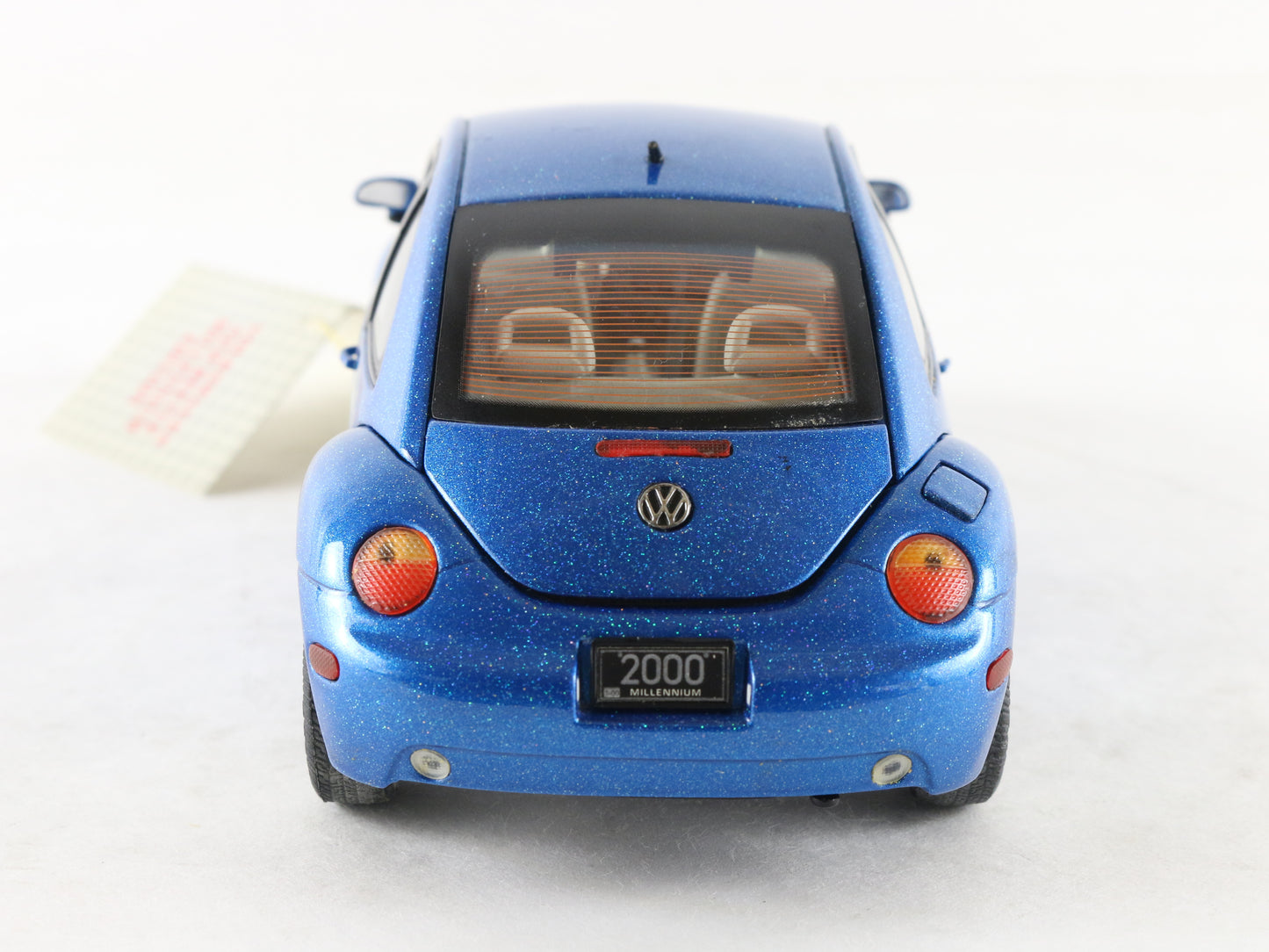 Volkswagen New Beetle Millennium Ed Blue Franklin Mint 1:24 Model Car