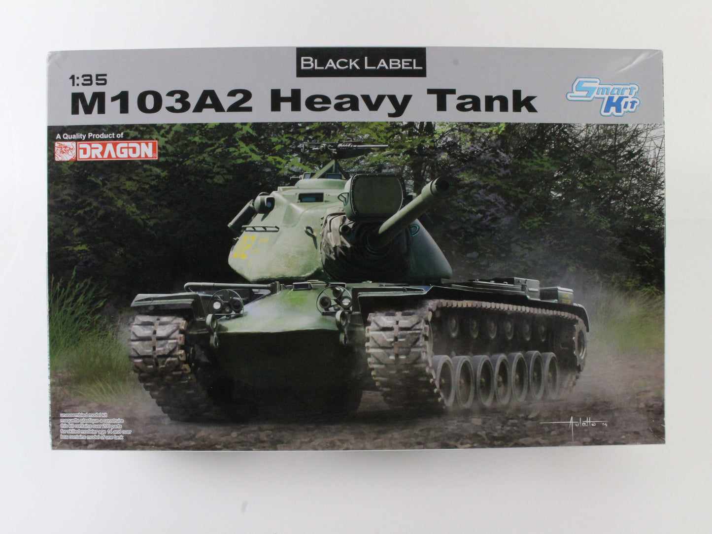 M103a2 Heavy Tank Black Label Dragon 1:35 Model Kit 3549