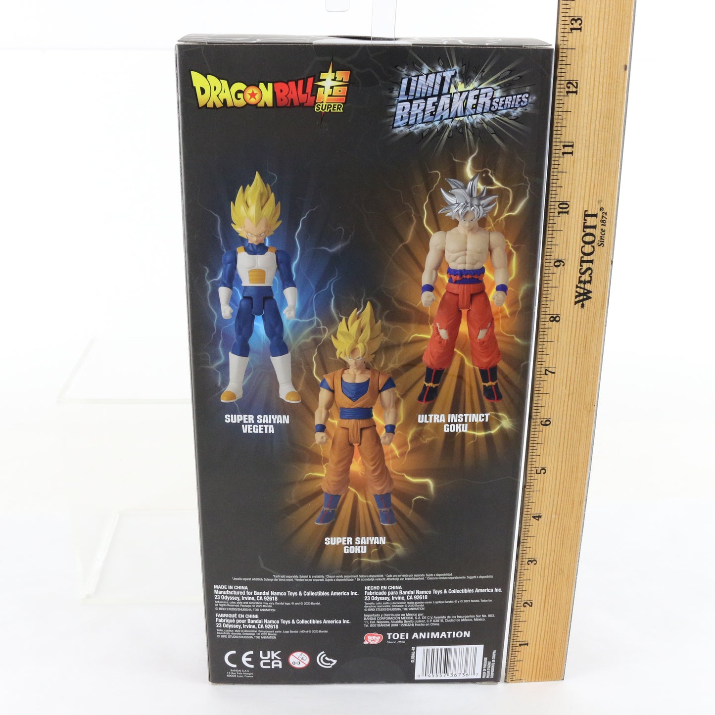 Bandai Dragon Ball Super Limit Breaker SS Super Saiyan Vegeta Figure 36736