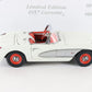 1957 Chevy Corvette Roadster Limited White Silver Danbury Mint 1:24 Diecast 2678