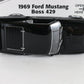 1969 Ford Mustang Boss 429 Black Danbury Mint 1:24 Diecast Model Car