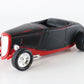 1933 Ford Custom Painted Black & Red Metal Model Car Racing Champions 1:24