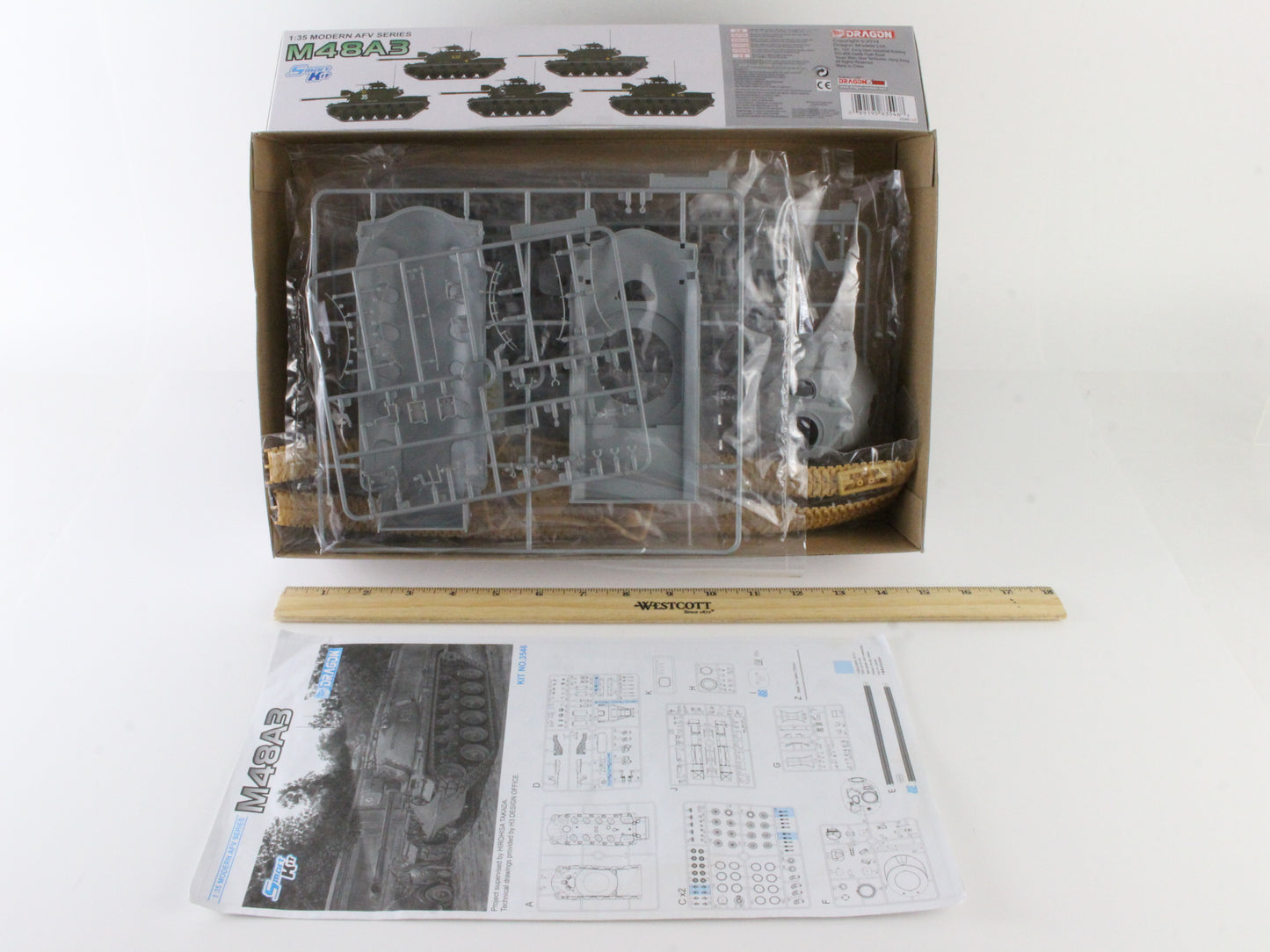 M48a3 Tank Modern AFV Series 1:35 Dragon Model Kit 3546