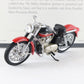 1957 Harley Davidson Sportster Red Black Franklin Mint 1:24 Model Motorcycle