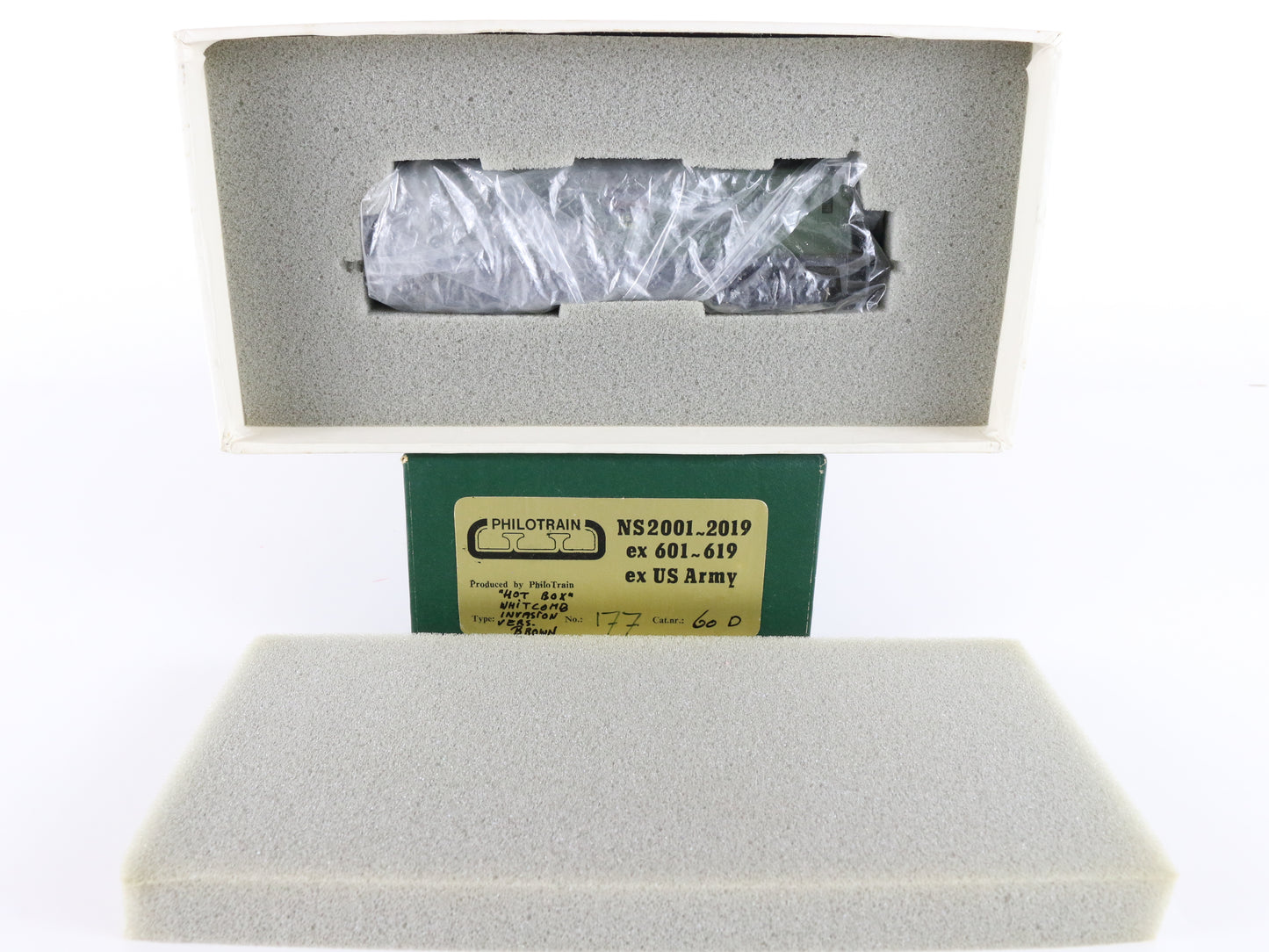 Philotrain HO Brass Ns2001-2019 608 8469 US Army Hot Box Whitcomb Invasion 177