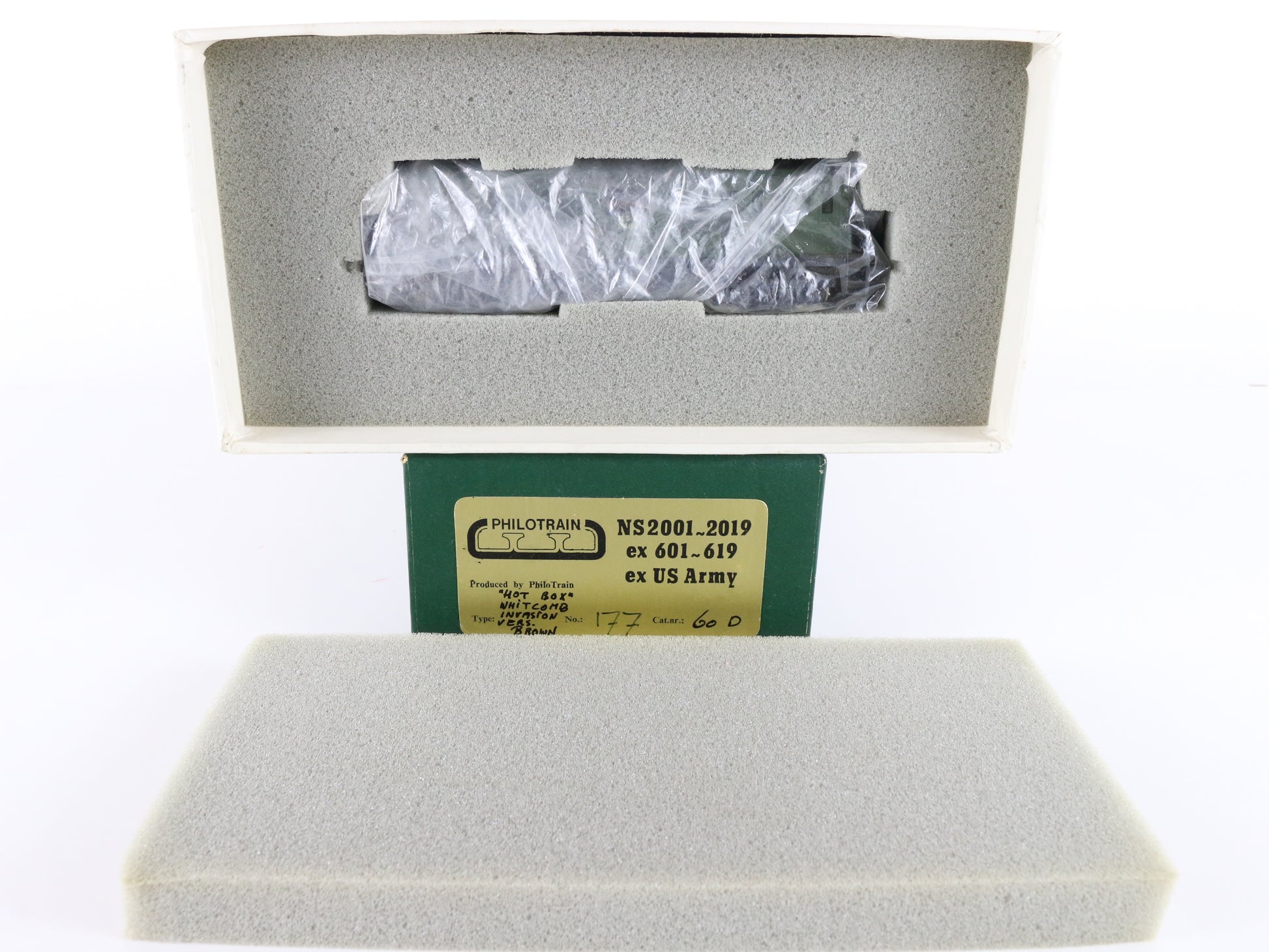 Philotrain HO Brass Ns2001-2019 608 8469 US Army Hot Box Whitcomb Invasion 177
