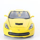 2014 Chevy Corvette Stingray Yellow Maisto 1:24 Model Car