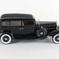 1932 Cadillac V-16 Sedan Black Danbury Mint 1:24 Diecast Model Car