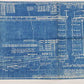 Santa Fe Refrigerator Car Lettering Train Blueprint 17-c 1825 Feb 26 1926 41.75"