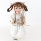 Emily Seymour Mann White Dress Large 16.5" Porcelain Girl Doll