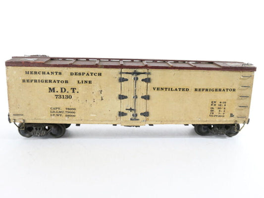 Merchants Despatch MDT 73130 Ventilated Reefer Car Wood Westbrook Nha O