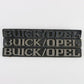 Lot Of 3 Buick Opel Nameplate Emblem Badges 7.5"