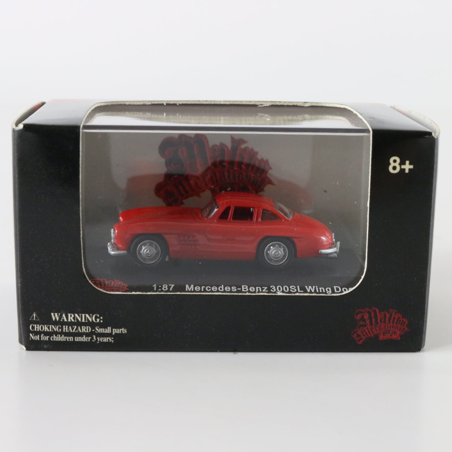 Mercedes Benz 300 Sl Wing Door Red Model Car Malibu Intl High Speed 1:87 110