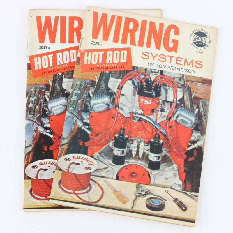 Lot Of 2 Wiring Systems Don Francisco Spotlite 519 Hot Rod Magazines 1962